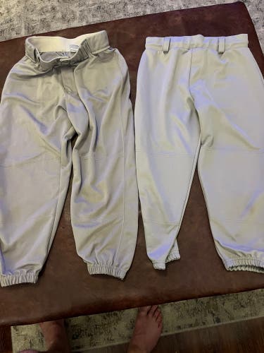 Gray Kid's XL Youth Easton and Franklin Game Pants (Used) 2 pair