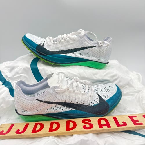 Nike ZoomX Dragonfly 2 Elite White Bright Spruce Spikes FZ9315-102 Men’s Sz 4.5 / Women’s Sz 6


New