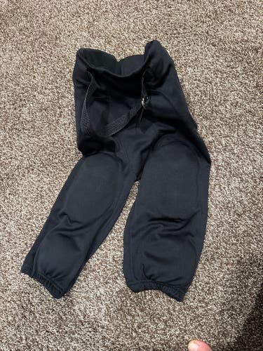 Black Unisex Large Youth Champro Bootleg game pant Game Pants (Used)