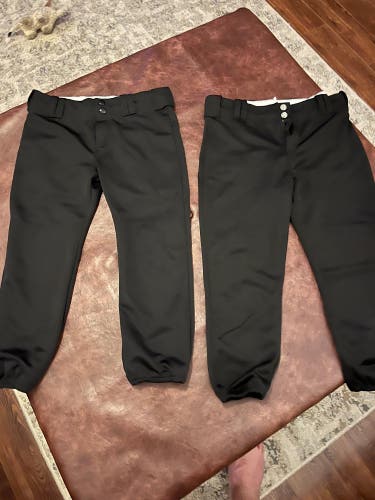 Black Kid's XL Youth Alleson Game Pants (Used)