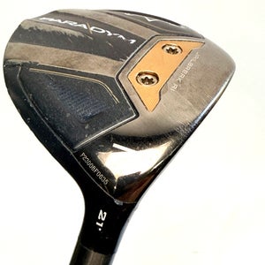 Callaway Paradym 7 Wood 21 Aldila Ascent Blue 50g Senior A Fairway Wood