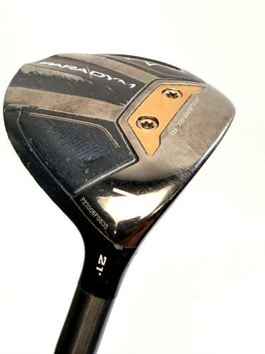 Callaway Paradym 7 Wood 21 Aldila Ascent Blue 50g Senior A Fairway Wood