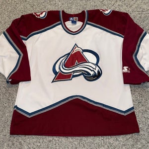 Vintage Starter Colorado Avalanche Hockey Jersey