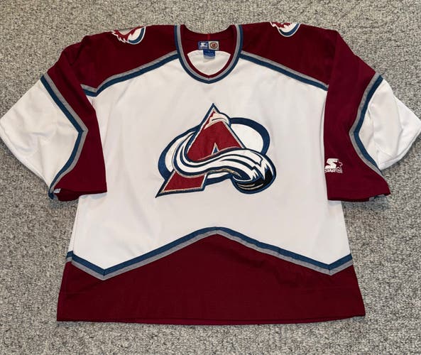 Vintage Starter Colorado Avalanche Hockey Jersey