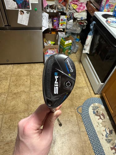 TaylorMade SIM2 Rescue 3 hybrid Left Hand Senior Flex 3H sim 2 max
