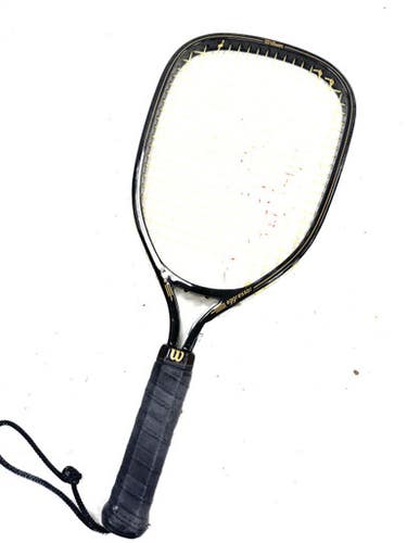 Used Wilson AGGESOR Adult Racquetball Racquet Black 4 1/8" 11860-C000306644