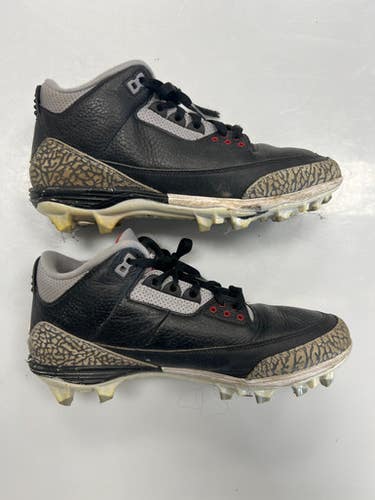 Used JORDAN Adult FB Cleats Black Senior 9.5 11860-S000306710