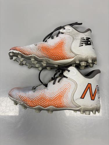Used New Balance LAX Cleats Boys White Junior 05.5 11860-S000306688