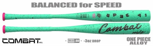 2026 Combat MFG Spec A1 Alloy “Cookie Jar” Mint BBCOR Certified Bat (-3) 30 oz 33" (New)