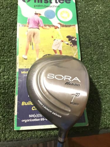 Mizuno Ladies Sora 27* 7 Hybrid High Launch Graphite Shaft (38.5)