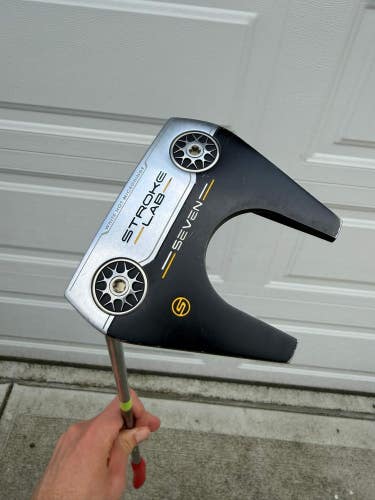Odyssey Stroke Lab Seven S Putter Stroke Lab Lefty 34.75 +HC NICE
