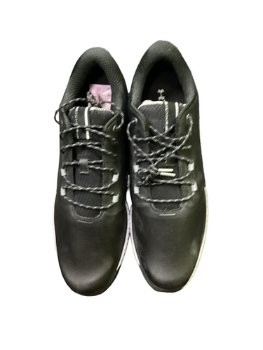 Used Under Armour Mens Golf Shoes Black Senior 11.5 11613-S000179850