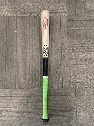 Used Rawlings ASH VELO BB/SB Wood Bat White 28" 11614-S000233987