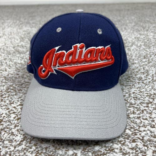 Vintage Cleveland Indians Hat Cap Snap Back Mens One Size Chief Wahoo Baseball