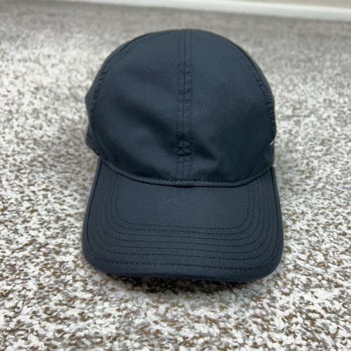 Nike Hat Cap Strap Back Mens One Size Black Featherlight Dri-FIT Running Sports