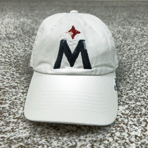 Minnesota Twins Hat Cap Strap Back Womens One Size White MLB Baseball '47 Sequin