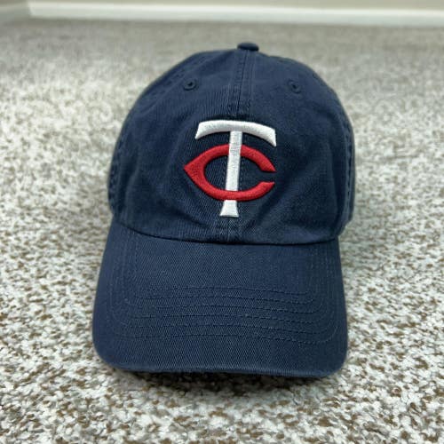 Minnesota Twins Hat Cap Fitted Mens Medium Blue MLB Baseball '47 Sports Logo