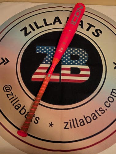 BEAUTIFUL! Rawlings Pink Electric Unicorn Icon 30/25 -5 USSSA Baseball Bat