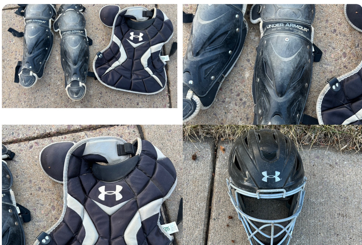 Used Under Armour Catcher's Set 9-12