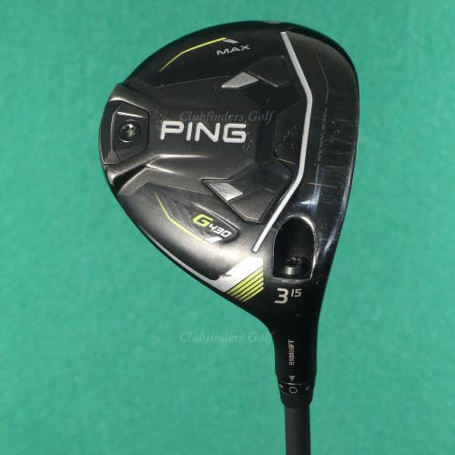 Ping G430 MAX Fairway 15 3 Wood HZRDUS Smoke Yellow 6.0 Graphite Stiff