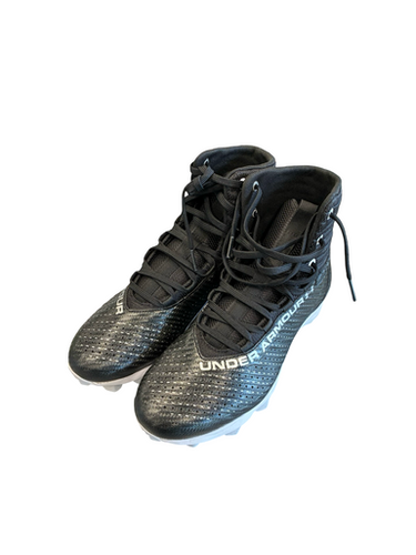 Used Under Armour Adult FB Cleats Black Senior 7.5 11682-S000130548