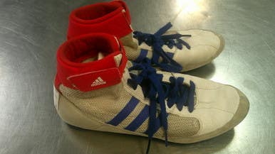 Used Adidas Wrestling Shoes White Junior 06 11868-S000068574