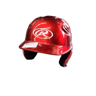 Used Rawlings BASEBALL HELMET Batting Helmet No Mask Red MD 11760-S000090413