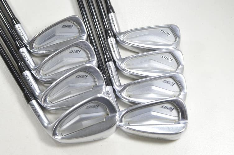 Ping i210 4-W,UW Iron Set Regular Flex Right Vista Pro 50g Graphite # 214849