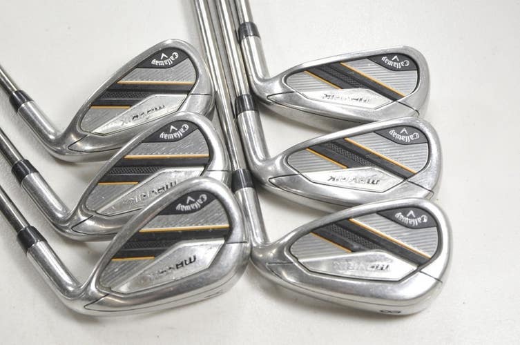 Callaway Mavrik 6-PW,AW Iron Set Regular Flex Right Recoil ZT9 Graphite # 214879