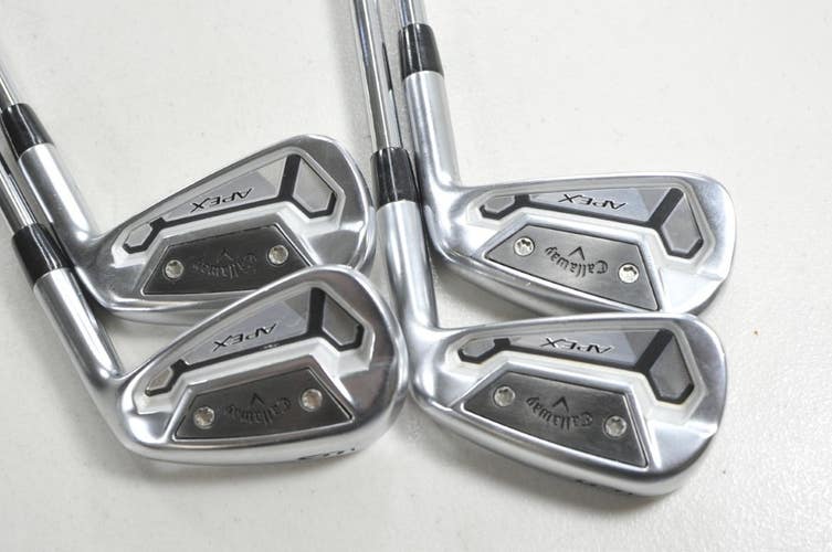 Callaway Apex TCB 21 5, 6, 7, 9 Irons X-Stiff Flex Right NS Pro Steel #214978