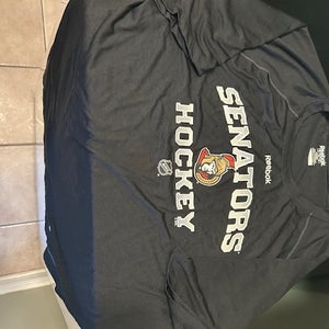 Ottawa Senators Size XL NHL Reebok Speedwick Base Layer Pro Stock Short Sleeve Shirt