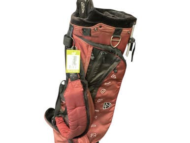 Used Nike 6 WAY STAND BAG Mens Stand Bag Maroon 11846-S000102789