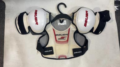Used Bauer SP TOEWS 19 YTH M Youth Shoulder Pads MD 11615-S000269659