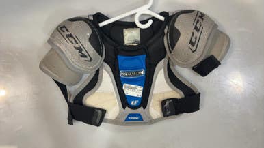Used CCM VIBE JR SM SP Junior Shoulder Pads SM 11615-S000273427