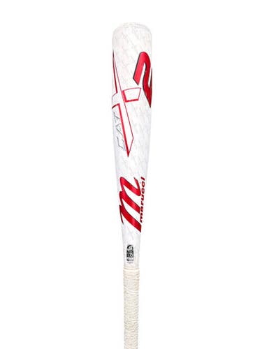 Used Marucci MJBBCX2 BB/SB USSSA 2 3/4 Bat Red And White 25" 11835-S000206744