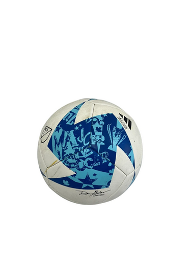 Used Adidas MLS CLUB All Size Soccer Ball White And Royal Blue 5 11692-S000148923