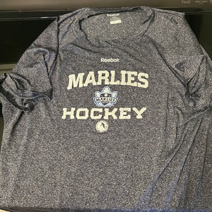 Toronto Marlies Size L AHL Reebok Speedwick Base Layer Pro Stock Short Sleeve Shirt