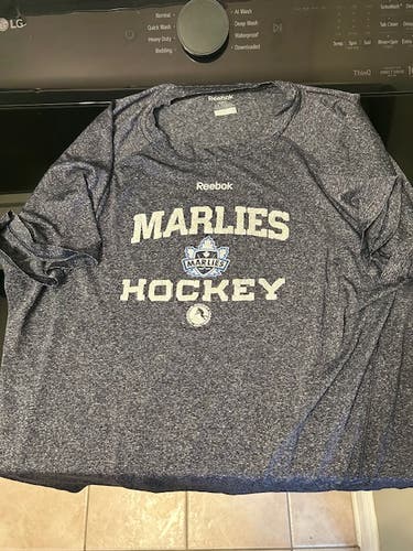 Toronto Marlies Size L AHL Reebok Speedwick Base Layer Pro Stock Short Sleeve Shirt