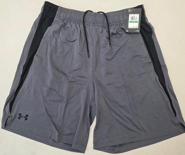 Under Armour UA Mens Shorts 1376955 025 GRAY 9" Pocketed NWT SMALL $35