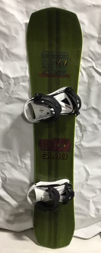 155 Sims Distortion Snowboard w/ bindings