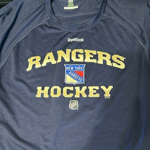 New York Rangers NHL Size XL NHL Reebok Speedwick Base Layer Pro Stock