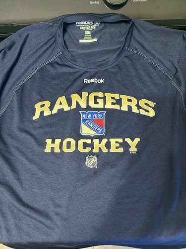 New York Rangers NHL Size XL NHL Reebok Speedwick Base Layer Pro Stock