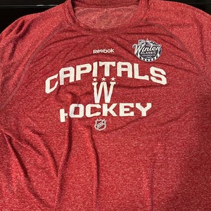 Washington Capitals Winter Classic NHL Size L NHL Reebok Speedwick Base Layer Pro Stock