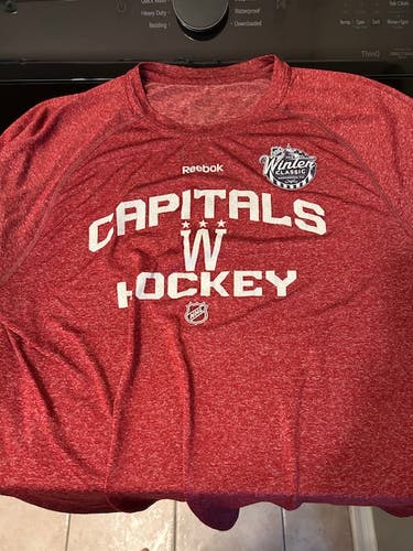 Washington Capitals Winter Classic NHL Size L NHL Reebok Speedwick Base Layer Pro Stock
