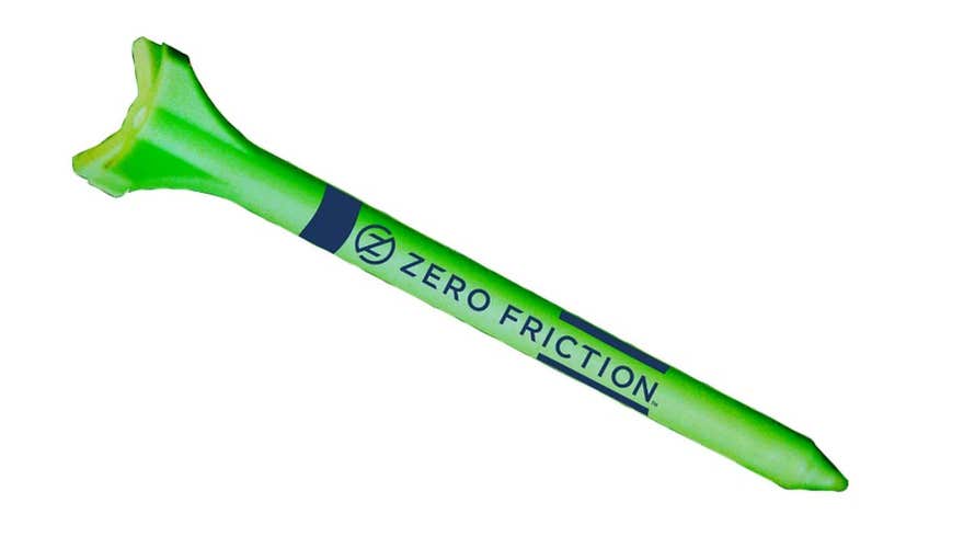 Zero Friction ZFT Maxx 4-Prong Composite Tees (Lime/Blue, 2.75", 16pk) NEW