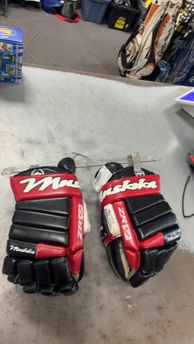 Used MUSKOKA Senior Gloves Black 13" 11793-S000265538