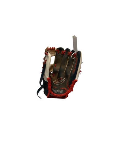 Used Rawlings HEART OF THE HIDE BB/SB First Base RH Throw White/Red/Navy 11" 11443-S000204539