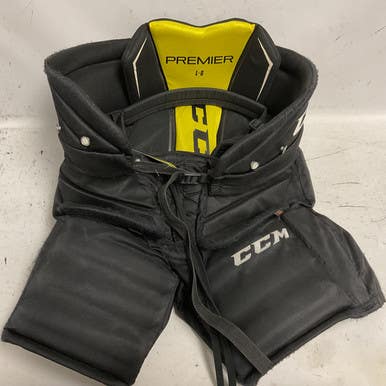Used CCM PREMIER PRO Senior Goalie Pant Black LG 11855-S000201537
