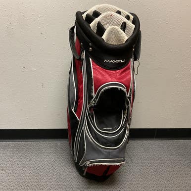 Used Maxfli Mens Cart Bag White/Black/Red 11855-S000201523