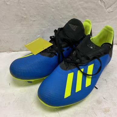 Used Adidas X 18.3 FG DA9335 Soccer Cleats Royal Blue Senior 12 11855-S000201515